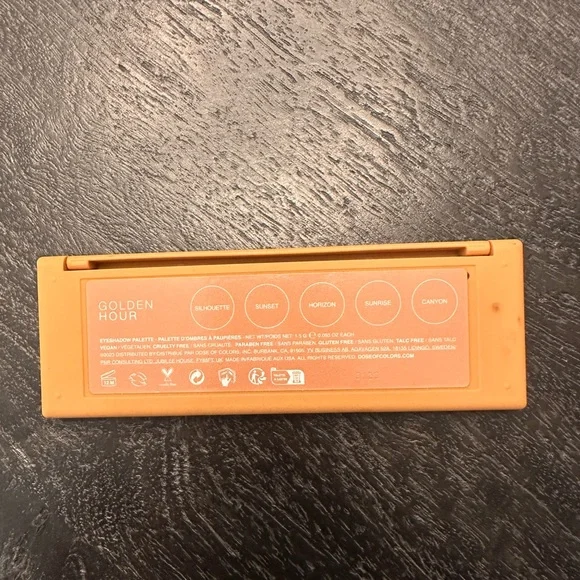 Dose of Colors Metallic Brown and Gold Eyeshadow Palette - Picture 4 of 4